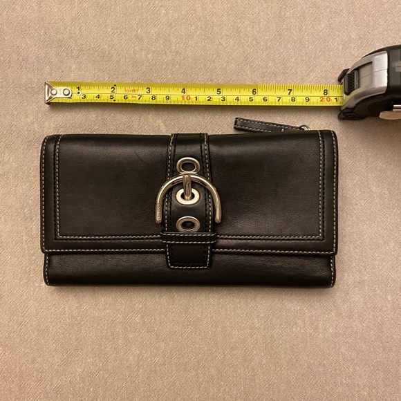 Coach Black Leather Wallet - Picture 5 of 6